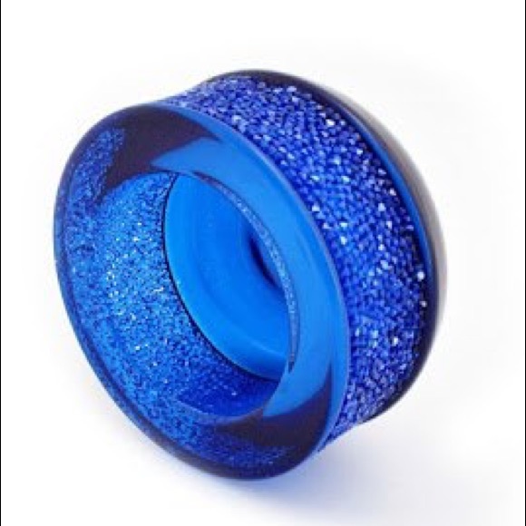 NWT💎Swarovski💎Dark Blue Crystal Candle Holder - Picture 3 of 8